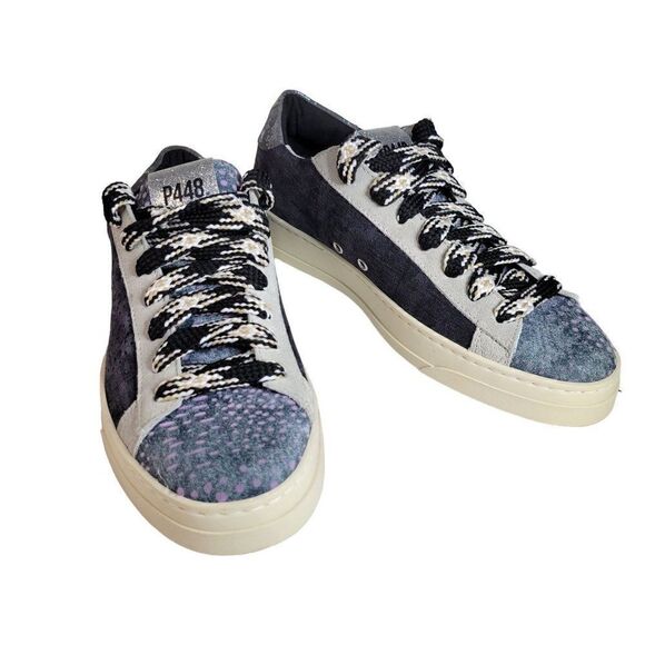 P448 Jack Denim Women's Sneakers (Size 8.5/39) - Picture 1 of 9